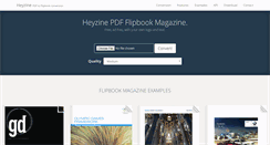 Desktop Screenshot of heyzine.com